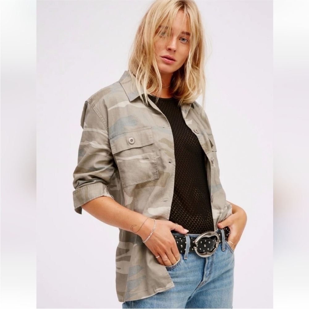 Rails Everett Button Down in Camo